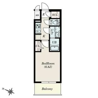 S-RESIDENCE熱田一番【15階】の間取り