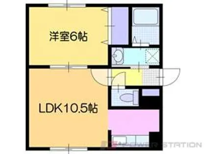 デナーロジオ【1階】の間取り