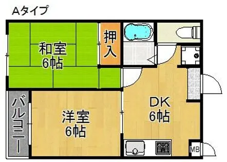 センチュリー浜口【4階】の間取り