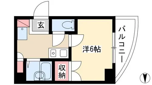 セントラルハイツ中野本町【403号室】の間取り