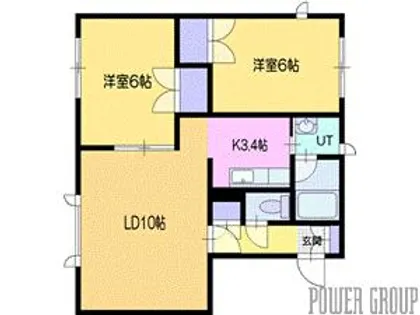 コーポS&S【1階】の間取り