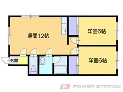 パークサイド花園【1階】の間取り