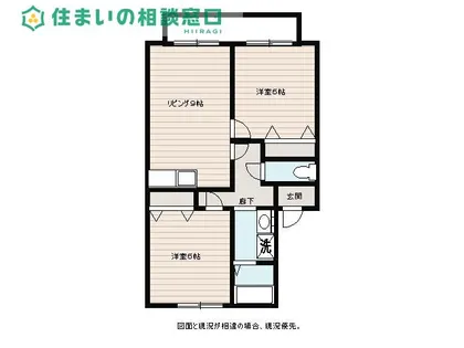 愛知県岡崎市上里1丁目【アパート】の間取り