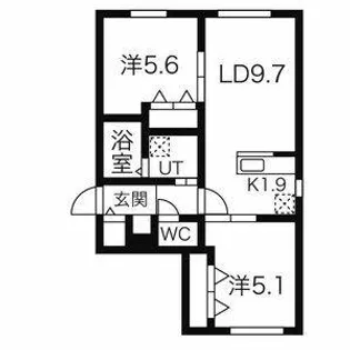 ケイメゾンワン【4階】の間取り
