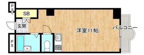 大阪府大阪市生野区巽北4丁目【マンション】の間取り