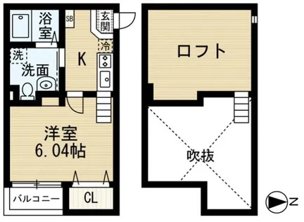 プリメーラ中村公園【2階】の間取り