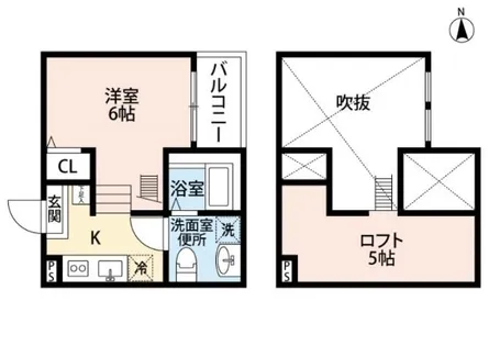 Kレジデンス名駅【1階】の間取り