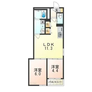 ktec 1【1階】の間取り