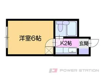 ウエスト・ナガハシ【4階】の間取り