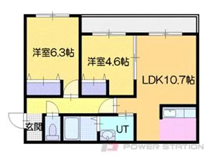 グランシャリオ【2階】の間取り