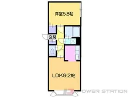 マリーンヒルズ桜【2階】の間取り