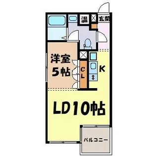 クロサスレジデンス徳川園【5階】の間取り