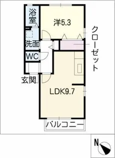 ファミール なごみ【1階】の間取り