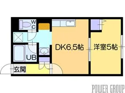 スワンコート【3階】の間取り