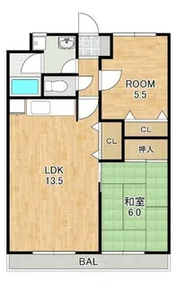 アセンブル高野【3階】の間取り