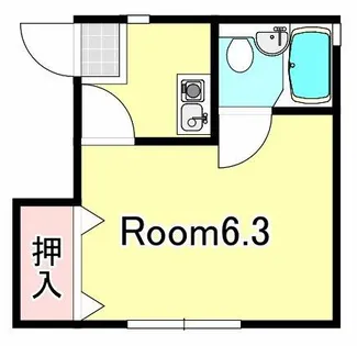 土山ヴィラ【1階】の間取り