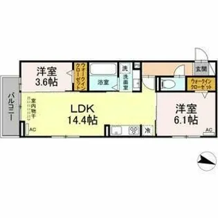 POLARIS【2階】の間取り