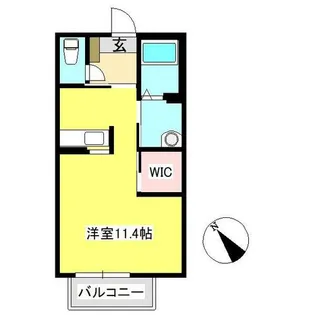 キャピトルリーフA棟【2階】の間取り