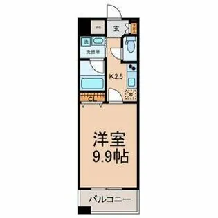 カーサビアンカ東岡崎【0417号室】の間取り