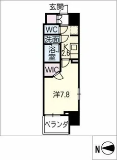 ブランシエスタ泉【0504号室】の間取り