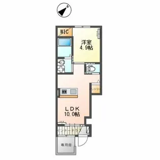 ソラティオ桜【1階】の間取り