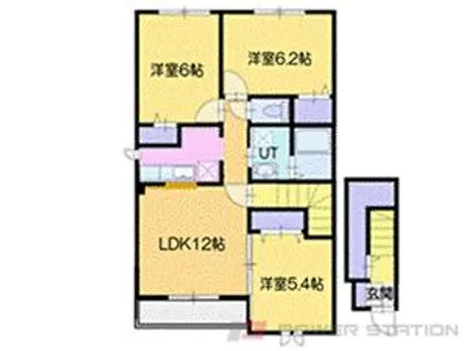 クリスタルコート【2階】の間取り