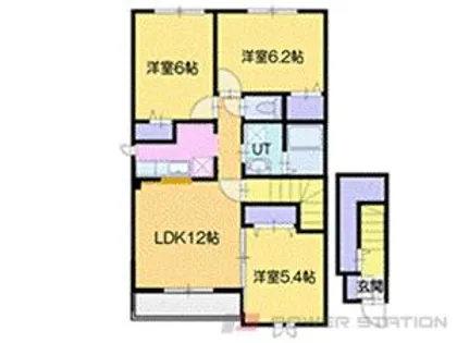 クリスタルコート【2階】の間取り