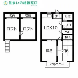 愛知県岡崎市大和町字沓市場【アパート】の間取り