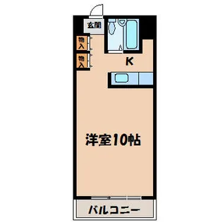 八晃ビル【4階】の間取り
