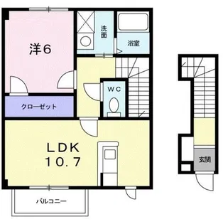イノセント エンジェル【2階】の間取り