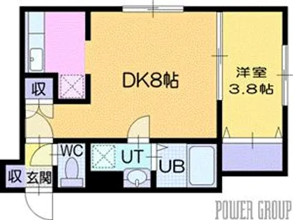エルミタージュ【3階】の間取り