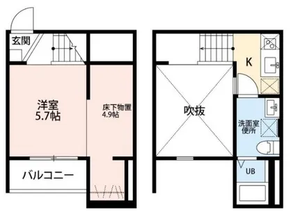 IRIS Garden【105号室】の間取り