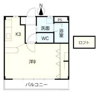 ミラシオン古渡【2階】の間取り
