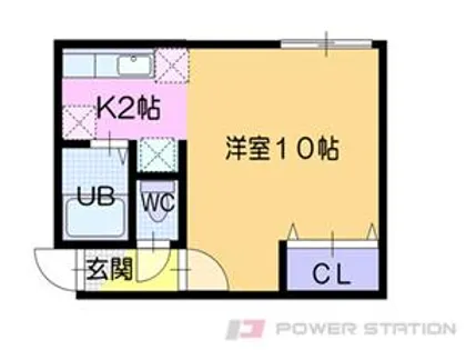 ブランニュー35【1階】の間取り