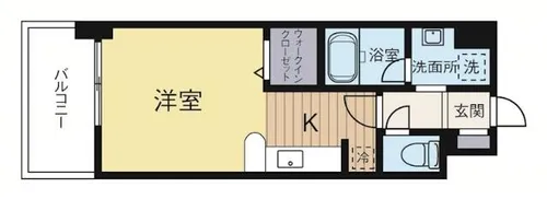 アクアヒルズ天神東【502号室】の間取り