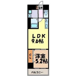 RESIDENCE DRACAENA【5階】の間取り