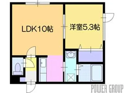 プレーヂオ11【1階】の間取り