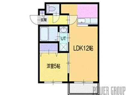 カーサ富士【4階】の間取り