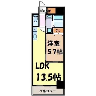 ラヴィータ泉【2階】の間取り