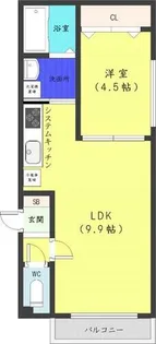 MTガーデン発寒南【2階】の間取り