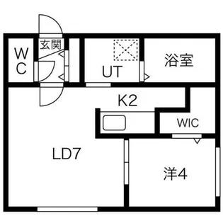 CENTNIA山の手【4階】の間取り
