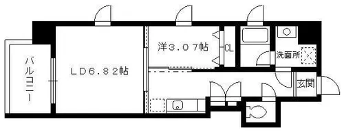 アガスティーア薬院【8階】の間取り