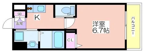 AVANTIO GRANDE【1階】の間取り