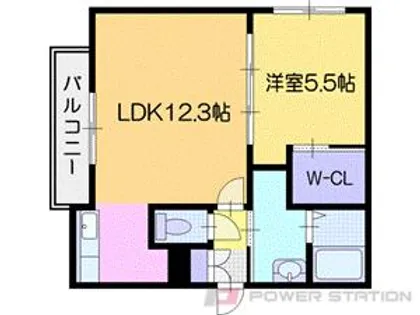 パッシブプレイス A・B【3階】の間取り