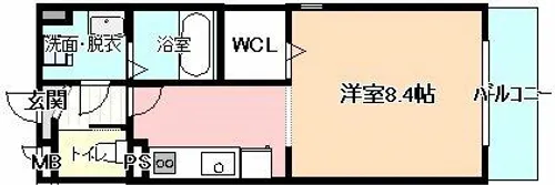 カーサタチバナ【302号室】の間取り