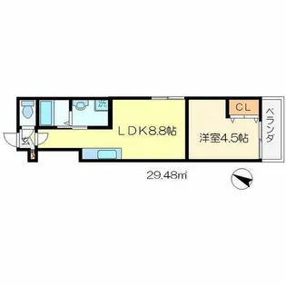 Plaisirs京都銀閣寺【2階】の間取り