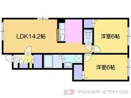stay gold Ⅱ【1階】の間取り