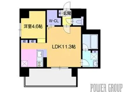 BIBOタワー小樽(ビボタワー小樽)【10階】の間取り