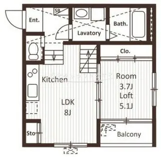 アーク十番町【1階】の間取り