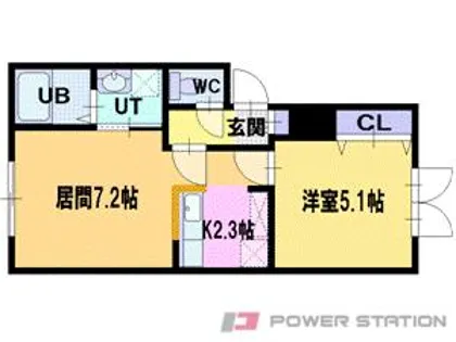 レーベンハイム【3階】の間取り